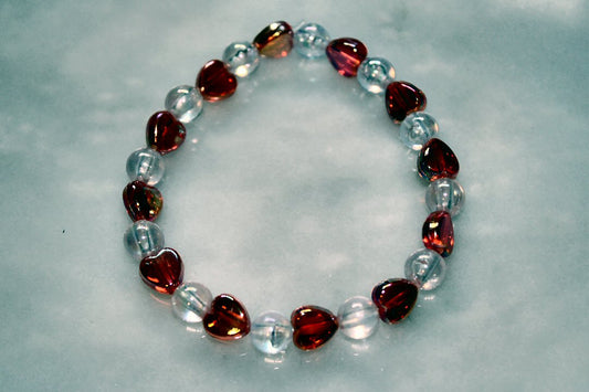 Red hearts bracelet