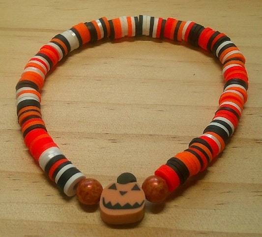 Pumpkin Face Bracelet