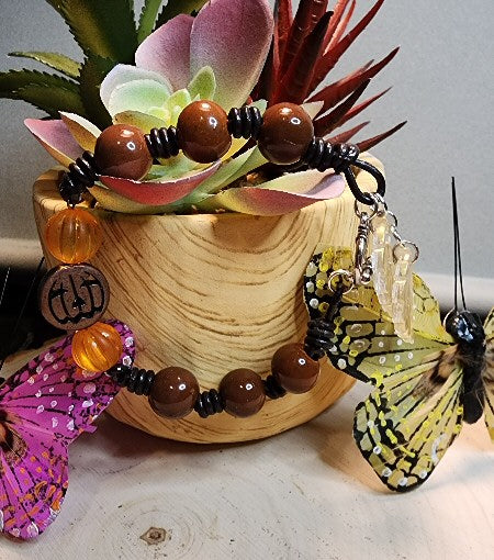 Pumpkin Coin Bracelet