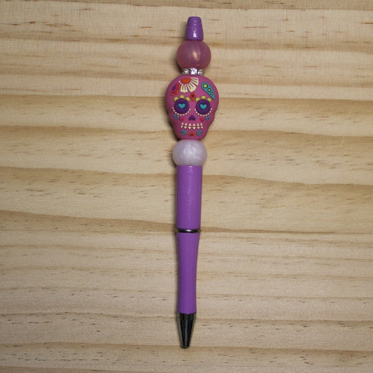 Day of The Dead Decorative Ballpoint Pen - refillable