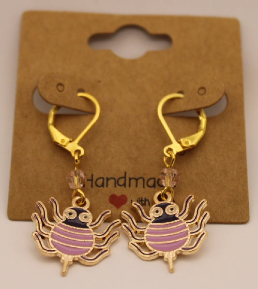 Cute Spider dangle earrings
