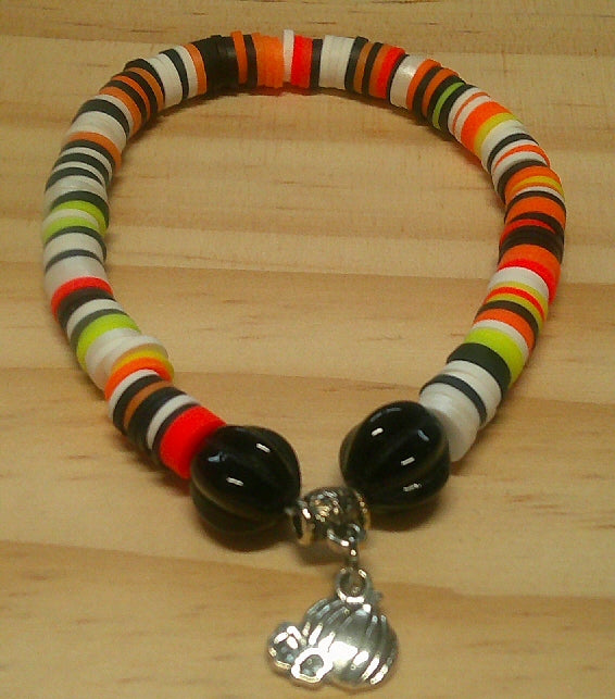 Silver Pumpkin Bracelet