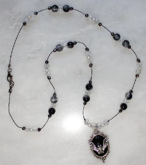 Framed Bat Necklace