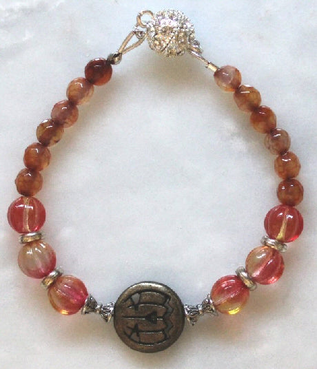 Pumpkin Coin Bracelet