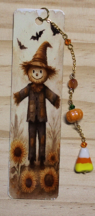 Scarecrow Metal Bookmark